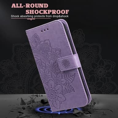 SKALO OnePlus Nord CE4 Lite 5G Mandala lompakkokotelo - Violetti
