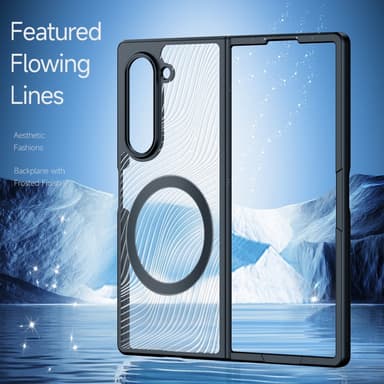 DUX DUCIS Samsung Z Fold6 Aimo Series Magnetic Ring Suojakuori - Musta