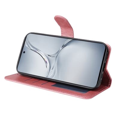SKALO OnePlus Nord CE4 Lite 5G PU-nahkainen Lompakkokotelo - Pinkki