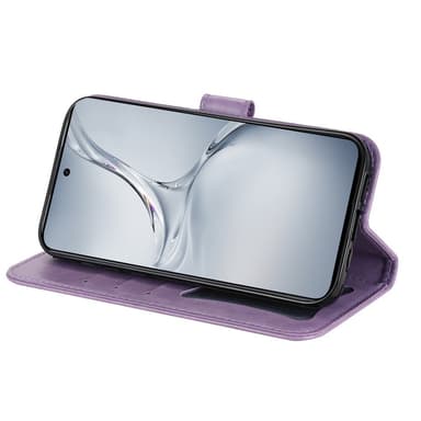 SKALO OnePlus Nord CE4 Lite 5G Mandala lompakkokotelo - Violetti