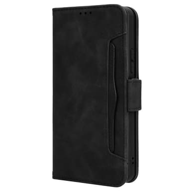 SKALO Xiaomi Redmi A3 6-lokeroa Lompakkokotelo - Musta
