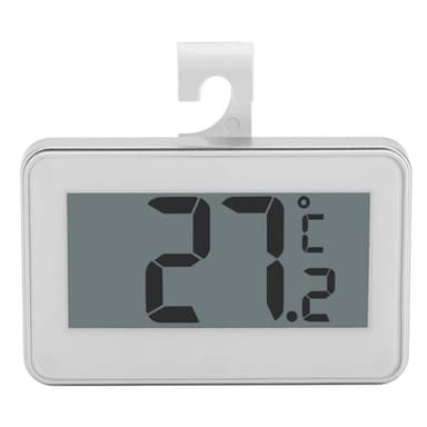 Jääkaapin lämpömittari suurella LCD-näytöllä