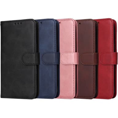 SKALO OnePlus Nord CE4 Lite 5G PU-nahkainen Lompakkokotelo - Pinkki