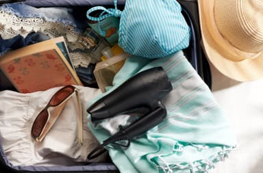 Equip Travel hiustenkuivaaja (mattamusta)