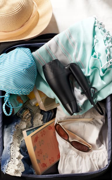 Equip Travel hiustenkuivaaja (mattamusta)