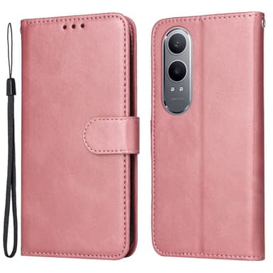SKALO OnePlus Nord CE4 Lite 5G PU-nahkainen Lompakkokotelo - Pinkki