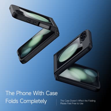 DUX DUCIS Samsung Z Flip6 Aimo Series Suojakuori - Musta