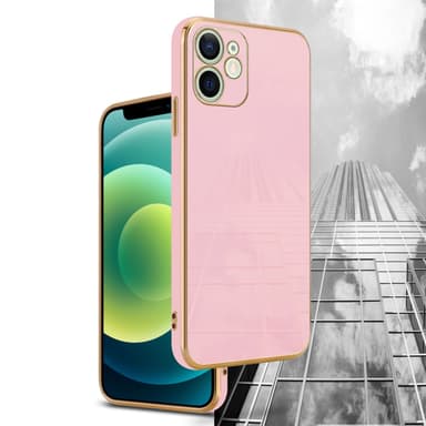 iPhone 12 MINI Suojakuori Cover (Vaaleanpunainen)