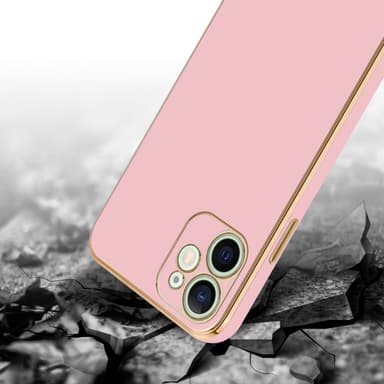 iPhone 12 MINI Suojakuori Cover (Vaaleanpunainen)