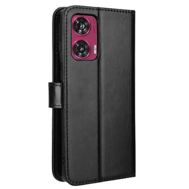 SKALO Motorola Edge 50 Fusion PU-nahkainen Lompakkokotelo - Musta
