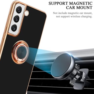 Samsung Galaxy S21 5G Suojakuori Kotelo (Musta)