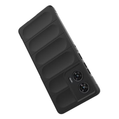SKALO Motorola Edge 50 Fusion Rugged Bumpers TPU-suojakuori - Musta