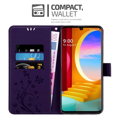 LG Velvet Suojakuori Lompakkokotelo (Violetti)