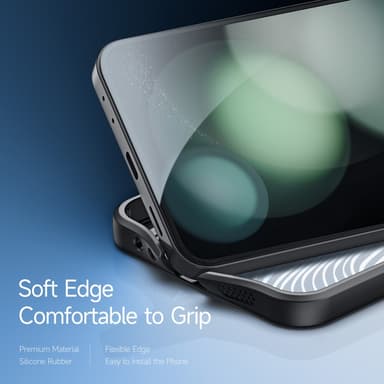 DUX DUCIS Samsung Z Flip6 Aimo Series Suojakuori - Musta