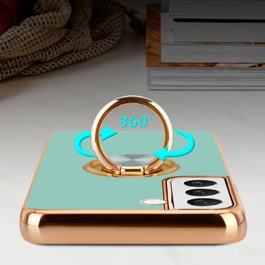 Samsung Galaxy S21 5G Suojakuori Kotelo (Turkoosi)