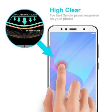 Huawei Y6 PRIME Suojakalvo Karkaistu lasi Näytönsuoja