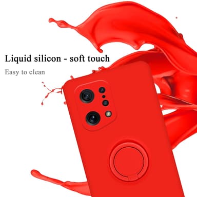 Oppo FIND X5 Suojakuori Case Kotelo (Punainen)