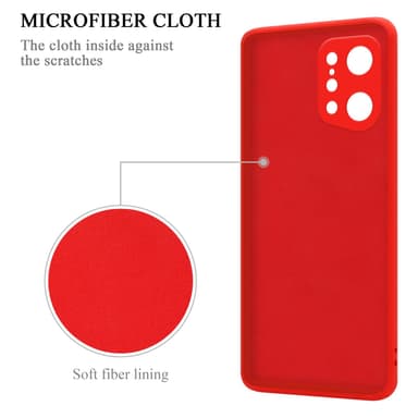 Oppo FIND X5 Suojakuori Case Kotelo (Punainen)