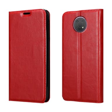 Nokia G10 / G20 Suojakuori Lompakkokotelo (Punainen)
