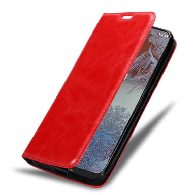 Nokia G10 / G20 Suojakuori Lompakkokotelo (Punainen)