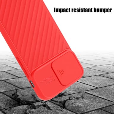 iPhone 11 PRO Case Suojakuori Cover (Punainen)