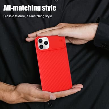 iPhone 11 PRO Case Suojakuori Cover (Punainen)