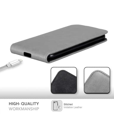 iPhone 12 PRO MAX Suojakuori Lompakkokotelo (harmaa)