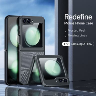 DUX DUCIS Samsung Z Flip6 Aimo Series Suojakuori - Musta