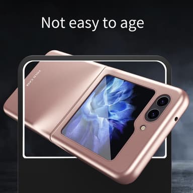 SKALO Samsung Z Flip6 Ultrathin Skin-touch Fold Suojakuori - Violetti