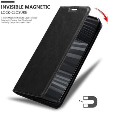 Realme GT 2 PRO Suojakuori Lompakkokotelo (Musta)