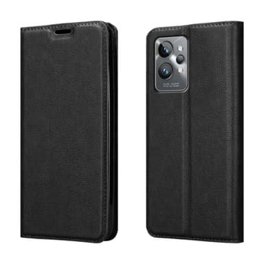Realme GT 2 PRO Suojakuori Lompakkokotelo (Musta)