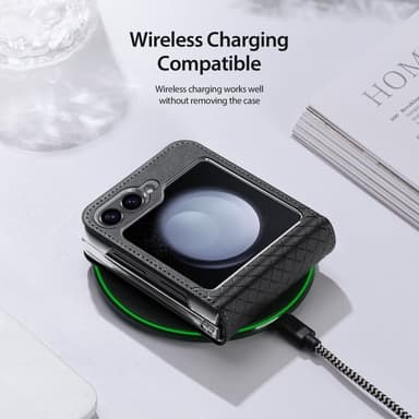 DUX DUCIS Samsung Z Flip6 Bril-Series Fold Suojakuori - Musta