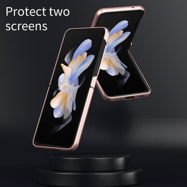 SKALO Samsung Z Flip6 Ultrathin Skin-touch Fold Suojakuori - Violetti