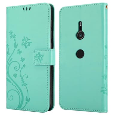 Sony Xperia XZ3 Suojakuori Lompakkokotelo (Turkoosi)