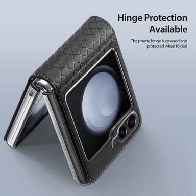 DUX DUCIS Samsung Z Flip6 Bril-Series Fold Suojakuori - Musta