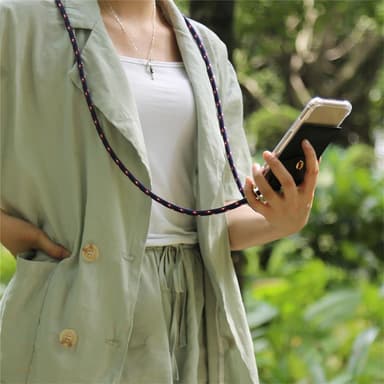 iPhone 11 Suojakuori Kotelo Ketju (Sininen)