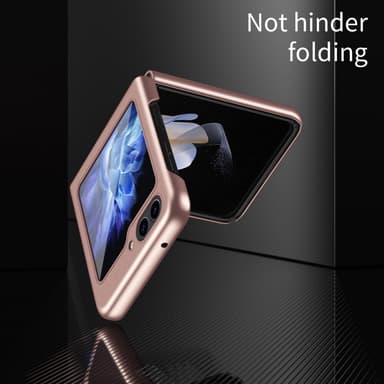 SKALO Samsung Z Flip6 Ultrathin Skin-touch Fold Suojakuori - Violetti
