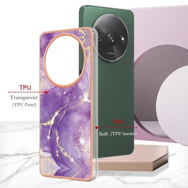 SKALO Xiaomi Redmi A3 Marmori TPU kuori - #2