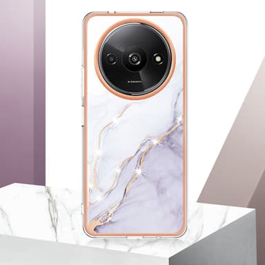 SKALO Xiaomi Redmi A3 Marmori TPU kuori - #3