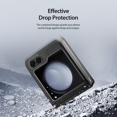 DUX DUCIS Samsung Z Flip6 Bril-Series Fold Suojakuori - Musta