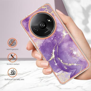 SKALO Xiaomi Redmi A3 Marmori TPU kuori - #2