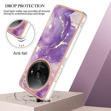 SKALO Xiaomi Redmi A3 Marmori TPU kuori - #2