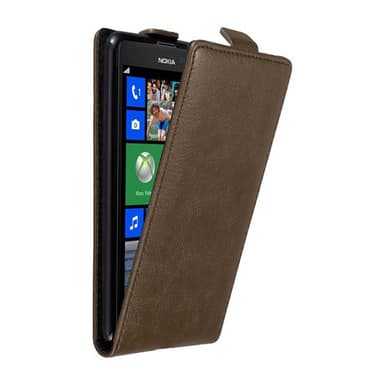 Nokia Lumia 625 Suojakuori Lompakkokotelo (Ruskea)