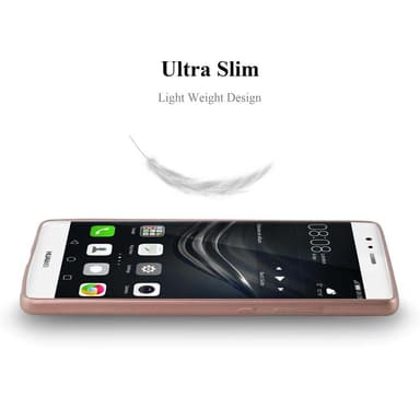 Huawei P9 Suojakuori Kotelo (Vaaleanpunainen)