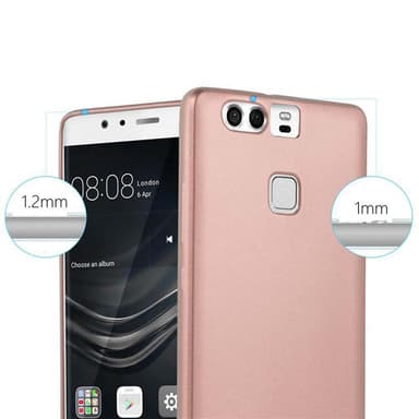 Huawei P9 Suojakuori Kotelo (Vaaleanpunainen)