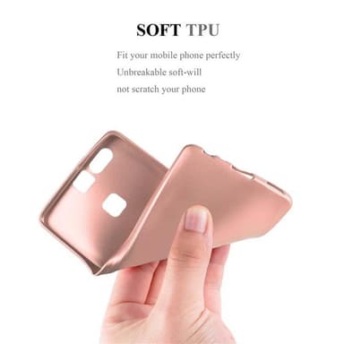 Huawei P9 Suojakuori Kotelo (Vaaleanpunainen)