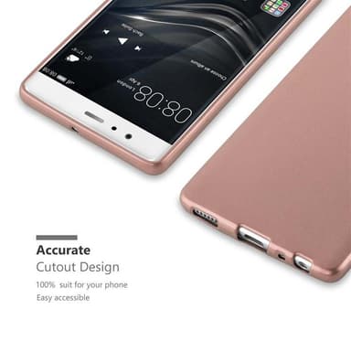 Huawei P9 Suojakuori Kotelo (Vaaleanpunainen)