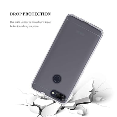Asus ZenFone MAX PLUS M1 Suojakuori Kotelo (Läpinäkyvä)
