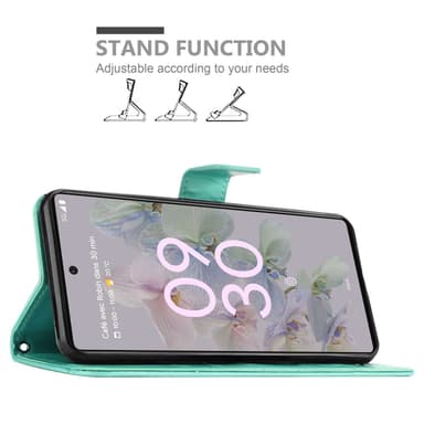 iPhone 15 PLUS Suojakuori Lompakkokotelo (Sininen)