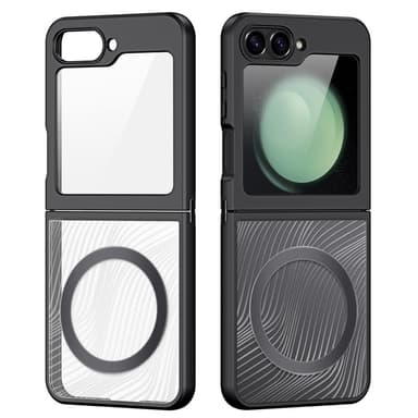 DUX DUCIS Samsung Z Flip6 Aimo Series Magnetic Ring Suojakuori - Musta
